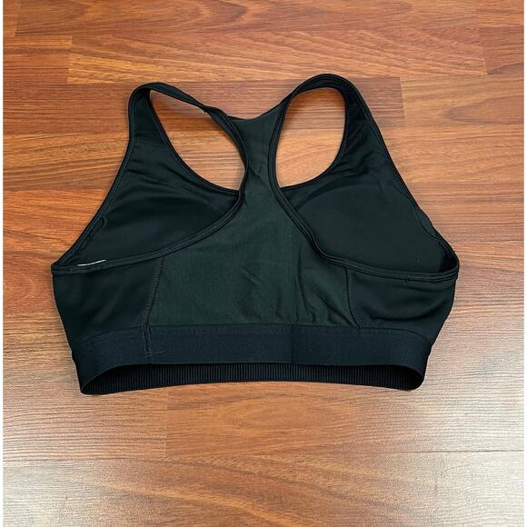 ADIDAS Intimates Black Mesh Back Removable Cups Floral Sports Bra - Picture 4 of 6